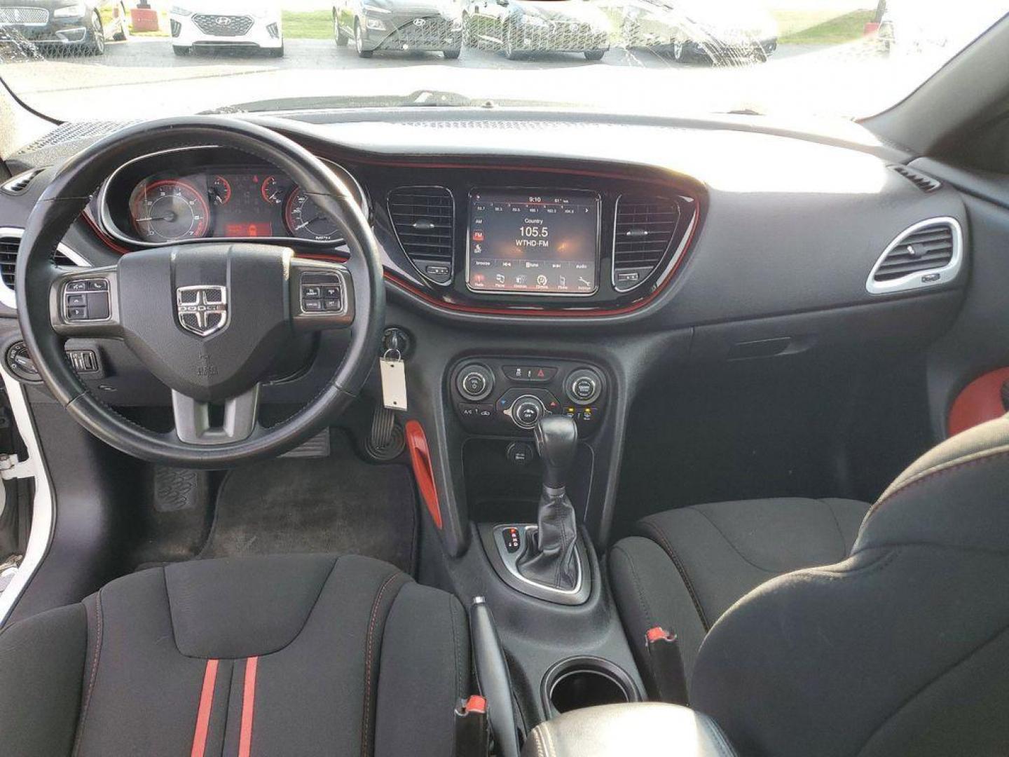 2013 Bright White Clearcoat /Black/Ruby Red Dodge Dart SXT (1C3CDFBA4DD) with an 2.0L L4 DOHC 16V TURBO engine, 6-speed automatic transmission, located at 6064 Gull Rd, Kalamazoo, MI, 49048, (269) 222-0088, 42.328388, -85.512924 - <b>Vehicle Details</b><br>Discover the exceptional value and performance of our 2013 Dodge Dart Rallye, now available at our dealership. This well-maintained sedan features a reliable 4-cylinder, 2.0L engine paired with front-wheel drive, offering a smooth and efficient driving experience. The Dod - Photo#10