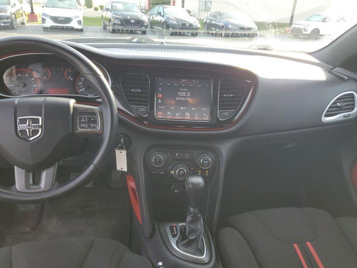 2013 Bright White Clearcoat /Black/Ruby Red Dodge Dart SXT (1C3CDFBA4DD) with an 2.0L L4 DOHC 16V TURBO engine, 6-speed automatic transmission, located at 6064 Gull Rd, Kalamazoo, MI, 49048, (269) 222-0088, 42.328388, -85.512924 - <b>Vehicle Details</b><br>Discover the exceptional value and performance of our 2013 Dodge Dart Rallye, now available at our dealership. This well-maintained sedan features a reliable 4-cylinder, 2.0L engine paired with front-wheel drive, offering a smooth and efficient driving experience. The Dod - Photo#12