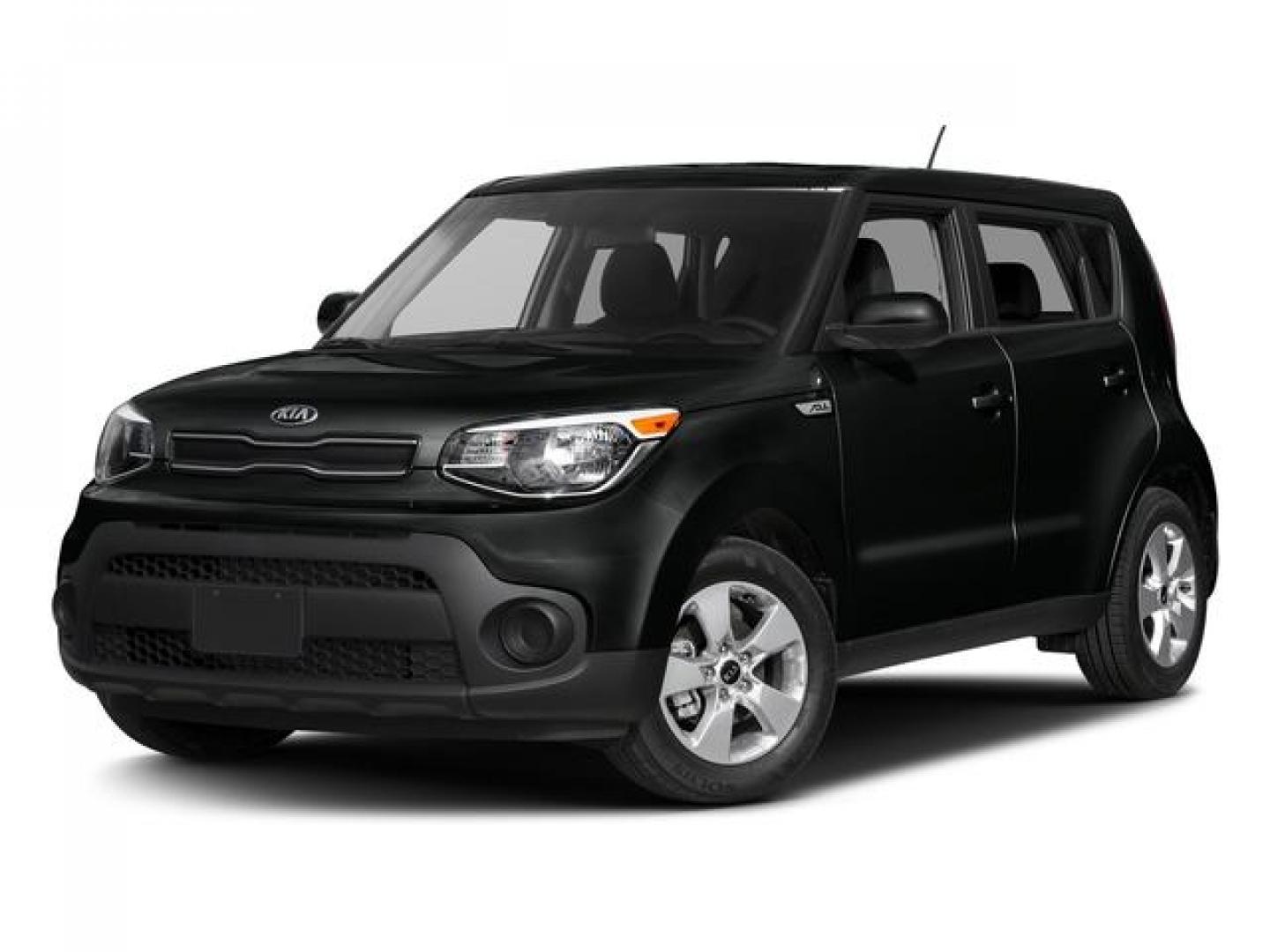 2017 Shadow Black /Gray 2-Tone Kia Soul ! (KNDJN2A28H7) with an 1.6L L4 DOHC 16V engine, 6A transmission, located at 6064 Gull Rd, Kalamazoo, MI, 49048, (269) 222-0088, 42.328388, -85.512924 - Get ready to be thrilled with the dynamic 2017 Kia Soul Base! This stunning vehicle is your ticket to an exhilarating driving experience, offering an unbeatable combination of style, efficiency, and advanced features. With a robust L4, 1.6L engine, this Kia Soul delivers impressive performance, ensu - Photo#0