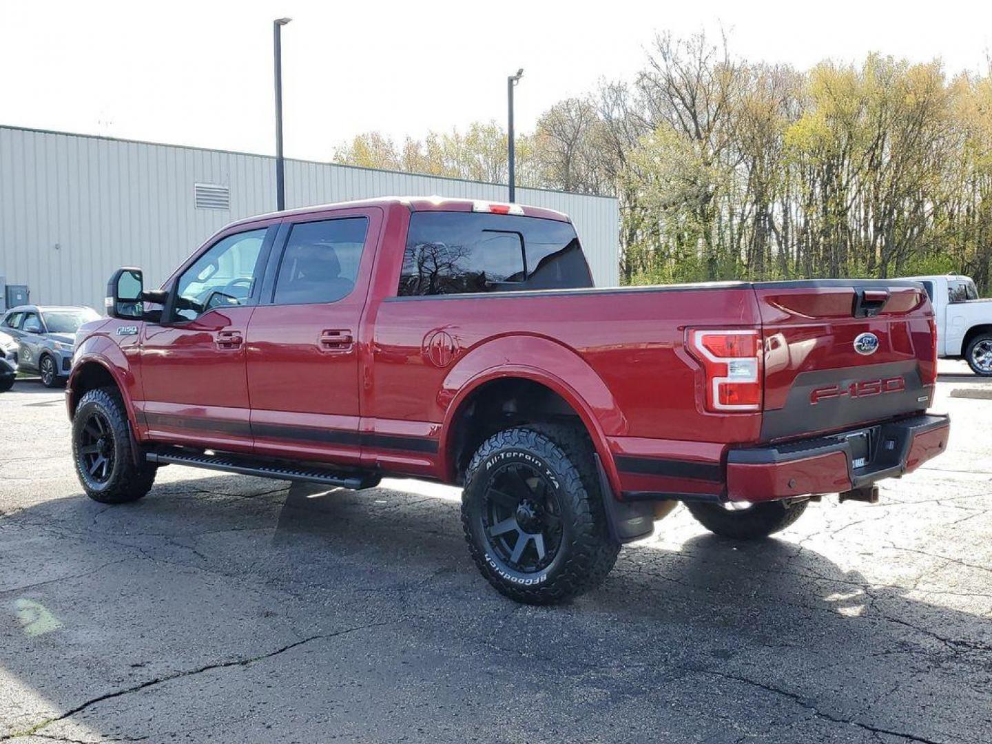 2018 Ruby Red Metallic Tinted Clearcoat /Black Ford F-150 XLT SuperCrew 5.5-ft. Bed 4WD (1FTFW1EG8JF) with an 3.5 V6 engine, 6A transmission, located at 6064 Gull Rd, Kalamazoo, MI, 49048, (269) 222-0088, 42.328388, -85.512924 - <b>Vehicle Details</b><br>Looking for a reliable and versatile truck? Look no further than this 2018 Ford F-150 XLT with 4WD and a powerful V6, 3.5L engine. With only 85472 miles on the odometer, this truck is ready to tackle any job you throw its way. Equipped with XM Radio and Satellite Radio, yo - Photo#2