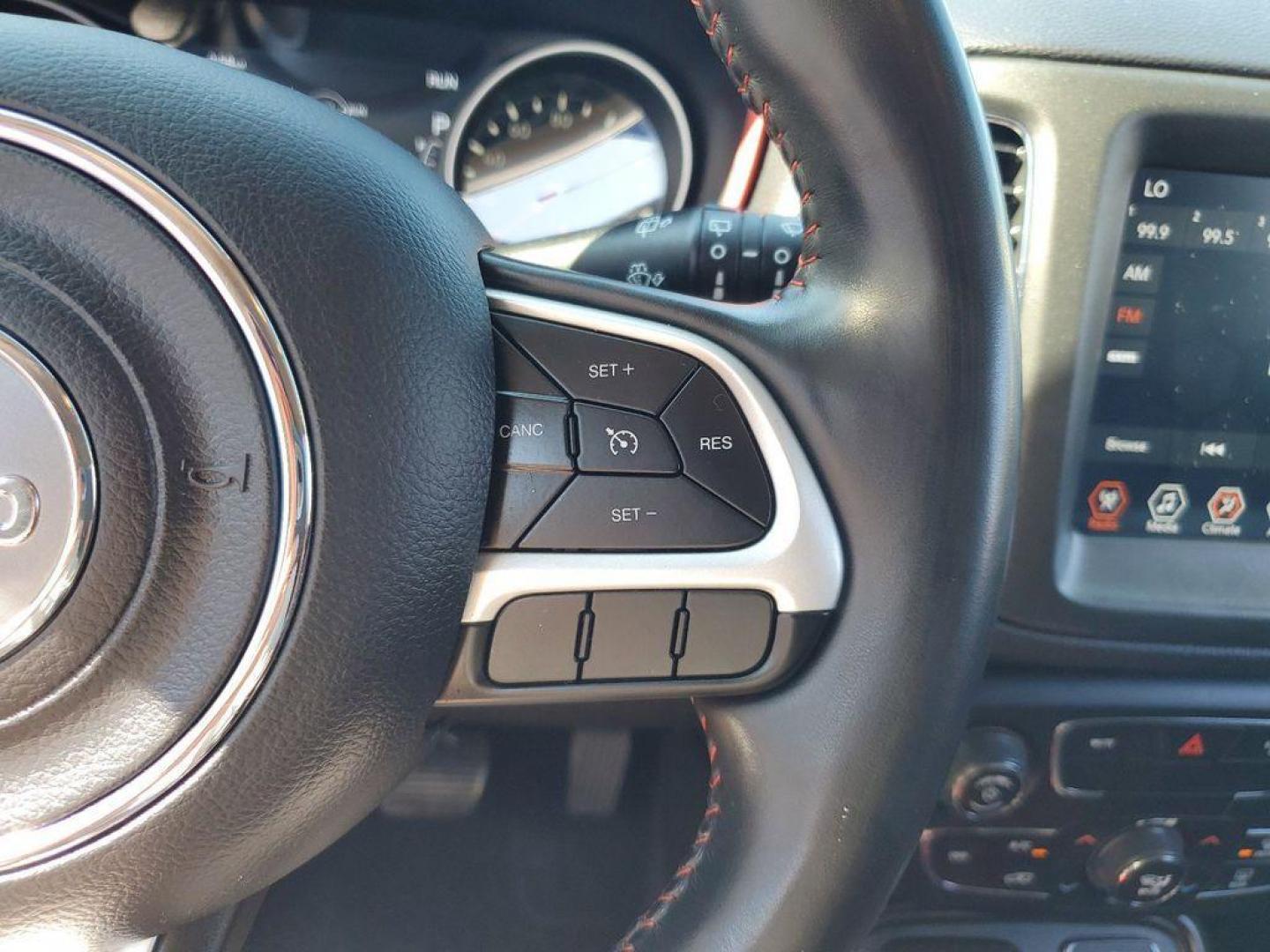 2019 Billet Silver Metallic Clearcoat /Ruby Red/Black Jeep Compass Trailhawk 4WD (3C4NJDDB8KT) with an 2.4L L4 DOHC 16V engine, 9A transmission, located at 234 Columbia Ave, Battle Creek, MI, 49015, (269) 222-0088, 42.298264, -85.192543 - <b>Vehicle Details</b><br>Discover the exceptional 2019 Jeep Compass Trailhawk, a versatile SUV designed for both urban driving and off-road adventures. Equipped with a robust 4WD system and a dependable 4-cylinder, 2.4L engine, this vehicle delivers impressive performance and handling in a variety - Photo#16