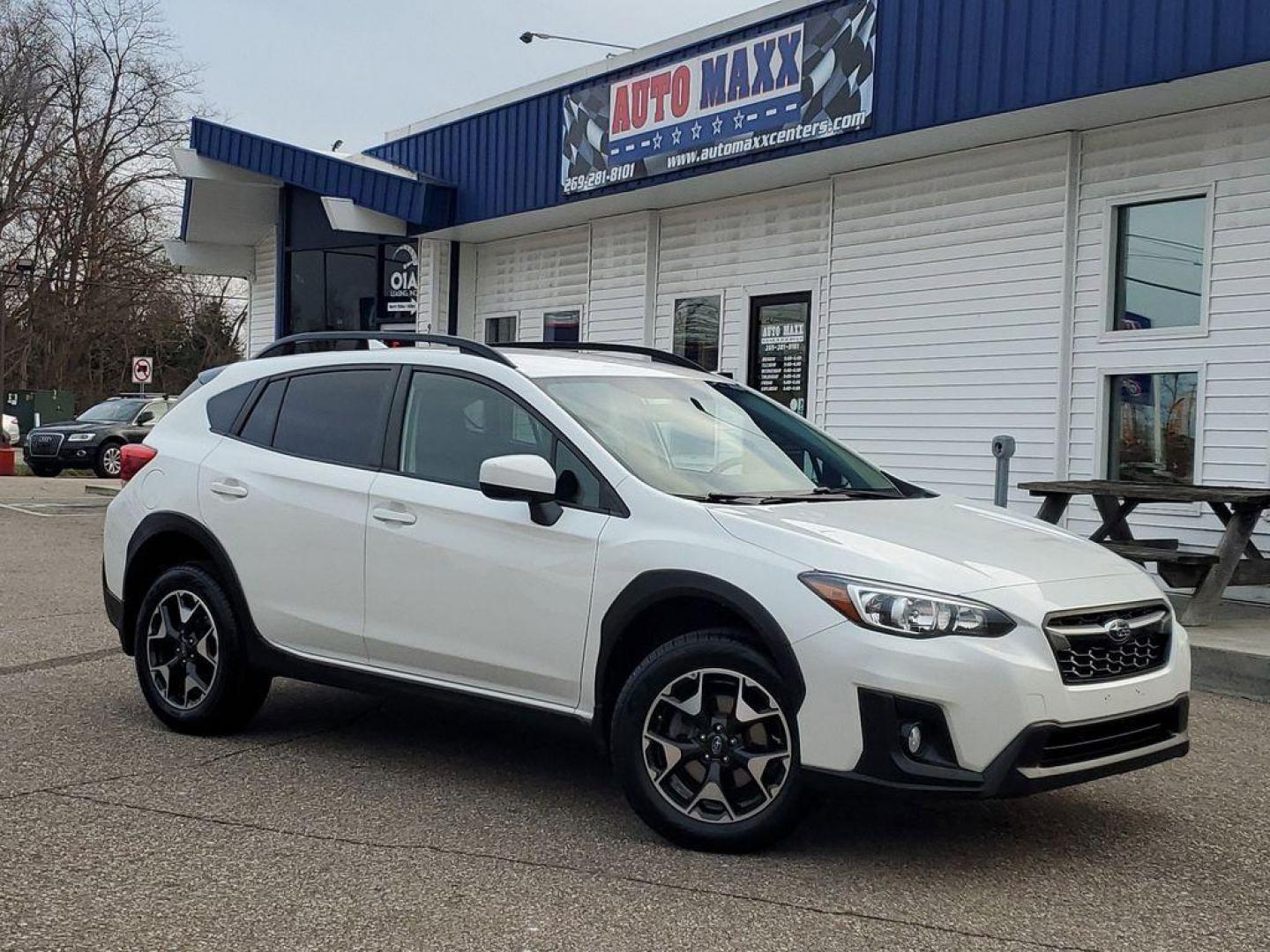 2019 Crystal White Pearl /Black w/Orange Stitching Subaru Crosstrek 2.0i Premium CVT (JF2GTACC8KH) with an 2.0L L4 DOHC 16V engine, CVT transmission, located at 234 Columbia Ave, Battle Creek, MI, 49015, (269) 222-0088, 42.298264, -85.192543 - <b>Vehicle Details</b><br>Get ready to explore the road less traveled with this stunning 2019 Subaru Crosstrek Premium! Perfectly blending adventure-ready capability with everyday practicality, this versatile SUV is your ticket to freedom. Equipped with Subarus legendary All-Wheel Drive, the Crosstr - Photo#0