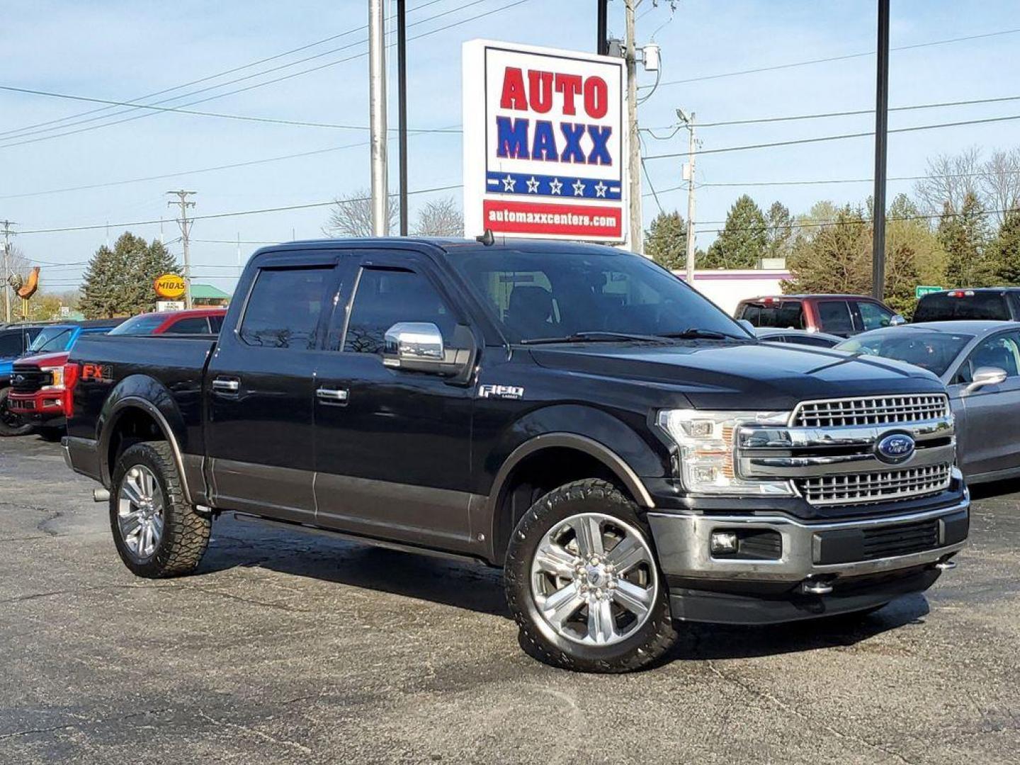 2020 Blac /Black Ford F-150 King-Ranch SuperCrew 5.5-ft. 4WD (1FTEW1E56LF) with an 5.0L V8 OHV 32V engine, 6A transmission, located at 234 Columbia Ave, Battle Creek, MI, 49015, (269) 222-0088, 42.298264, -85.192543 - This pre-owned 2020 Ford F-150 LARIAT is a powerful and versatile truck that is ready to tackle any job or adventure. With only 101,076 miles on the odometer, this truck is in excellent condition and has plenty of life left in it. The 4WD system and V8, 5.0L engine provide exceptional performance an - Photo#0