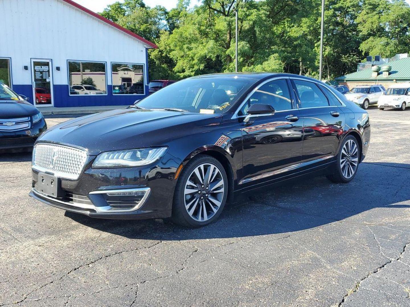 2020 Infinite Black Metallic /Ebony Lincoln MKZ Reserve AWD (3LN6L5F90LR) with an 2.0L L4 DOHC 16V engine, 6A transmission, located at 6064 Gull Rd, Kalamazoo, MI, 49048, (269) 222-0088, 42.328388, -85.512924 - For Sale: 2020 Lincoln MKZ Reserve AWD<br><br>Elevate your driving experience with this stunning 2020 Lincoln MKZ Reserve, now available at our dealership. This exceptional sedan combines luxury, performance, and advanced technology to deliver a driving experience like no other.<br><br>Under the hoo - Photo#1