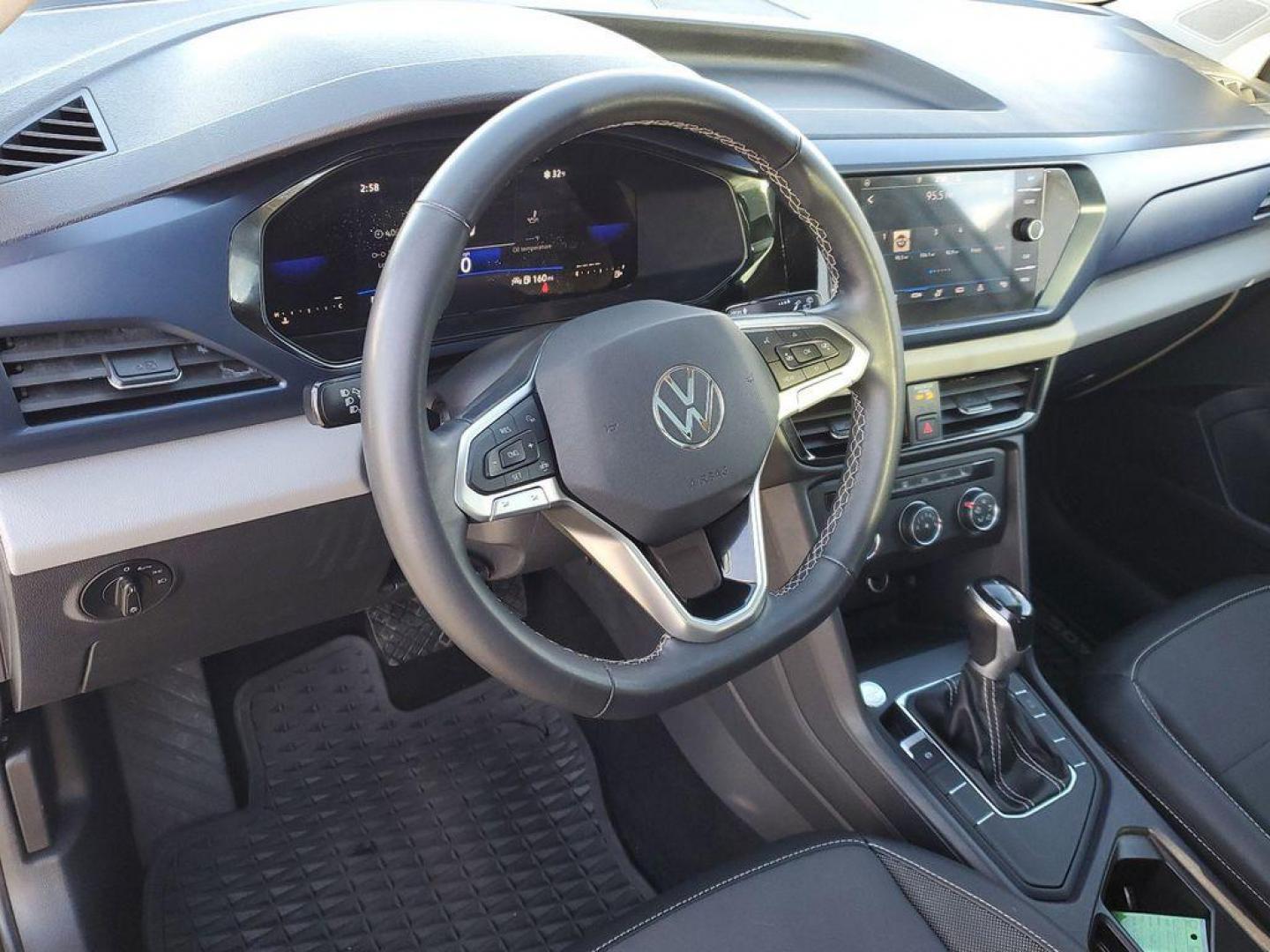 2022 Pure White /Black Volkswagen Taos SE (3VVTX7B29NM) with an 1.5L L4 SFI DOHC 16V engine, 8-speed automatic transmission, located at 6064 Gull Rd, Kalamazoo, MI, 49048, (269) 222-0088, 42.328388, -85.512924 - This 2022 Volkswagen Taos has automated speed control that adjusts to maintain a safe following distance, enhancing highway driving convenience. This unit comes equipped with Android Auto for seamless smartphone integration on the road. Apple CarPlay: Seamless smartphone integration for this small s - Photo#10