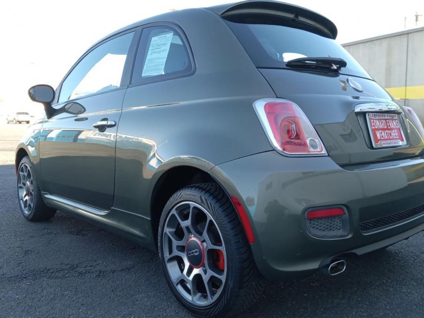 2012 Verde Chiaro (Light Green) /Nero (Black) Fiat 500 Sport (3C3CFFBR3CT) with an 1.4L L4 engine, 5-speed manual transmission, located at 6064 Gull Rd, Kalamazoo, MI, 49048, (269) 222-0088, 42.328388, -85.512924 - <b>Equipment</b><br>It has a clean AutoCheck report, ensuring its impeccable vehicle history. Engulf yourself with the crystal clear sound of a BOSE sound system in this unit. The Fiat 500 has a 4 Cyl, 1.4L high output engine. Maintaining a stable interior temperature in it is easy with the climate - Photo#7