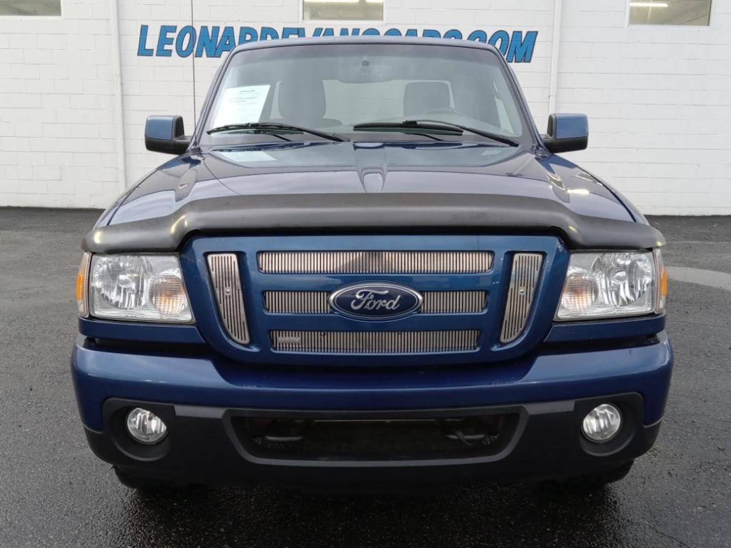 2011 BLUE Ford Ranger Sport SuperCab 4-Door 4WD (1FTLR4FE0BP) with an 4.0L V6 SOHC 12V engine, Automatic transmission, located at 6064 Gull Rd, Kalamazoo, MI, 49048, (269) 222-0088, 42.328388, -85.512924 - Photo#3