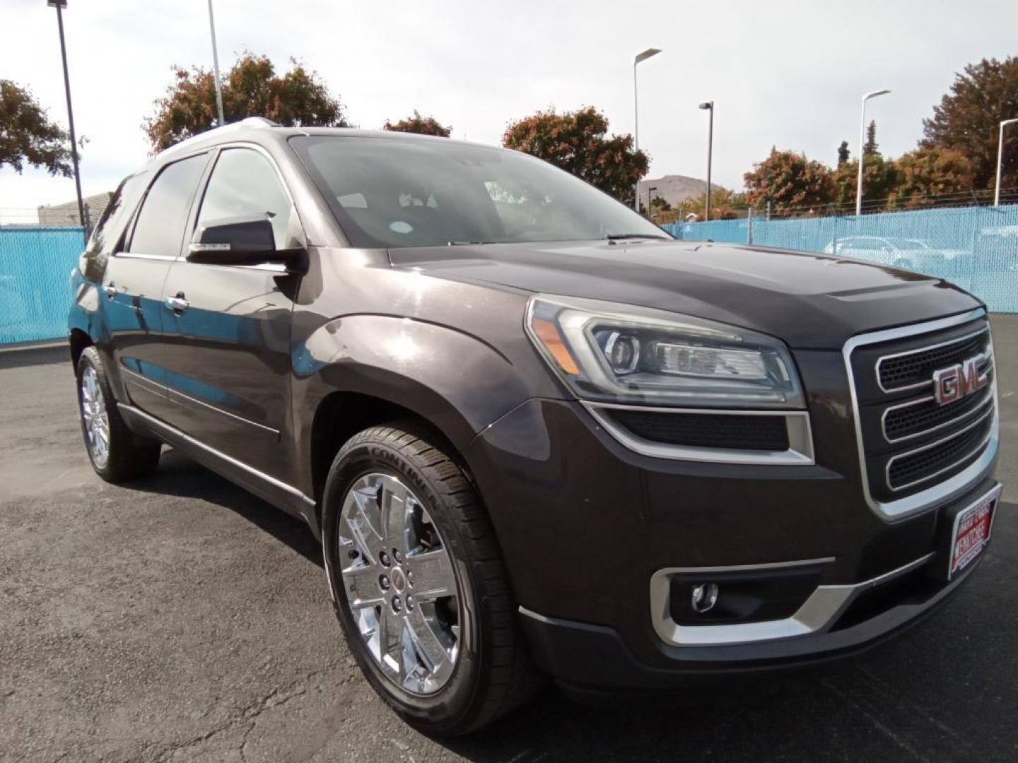 2017 Iridium Metallic /Ebony GMC Acadia SLT-2 AWD (1GKKVSKDXHJ) with an 3.6L V6 DOHC 24V engine, 6A transmission, located at 6064 Gull Rd, Kalamazoo, MI, 49048, (269) 222-0088, 42.328388, -85.512924 - <b>Equipment</b><br>You'll never again be lost in a crowded city or a country region with the navigation system on this mid-size suv. The leather seats in this model are a must for buyers looking for comfort, durability, and style. This model has a clean CARFAX vehicle history report. See what's be - Photo#4