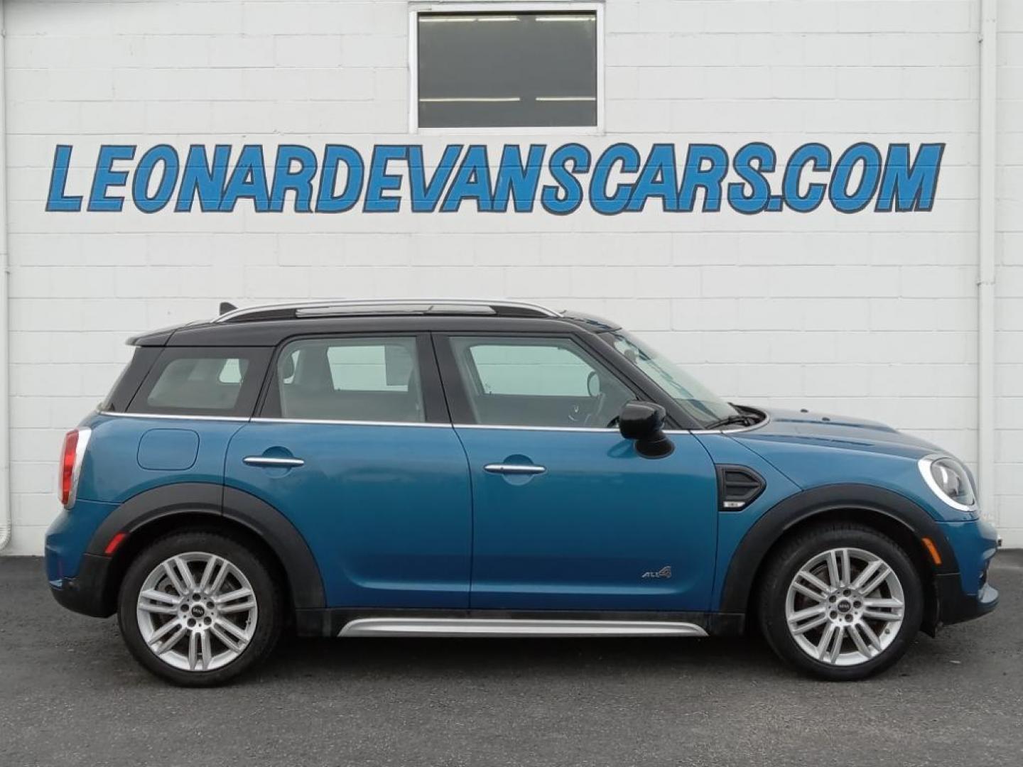 2020 Island Blue Metallic /Carbon Black Mini Countryman ALL4 (WMZYW5C01L3) with an 1.5L L3 engine, 8-speed automatic transmission, located at 6064 Gull Rd, Kalamazoo, MI, 49048, (269) 222-0088, 42.328388, -85.512924 - <b>Equipment</b><br>Bluetooth technology is built into this 2020 MINI Countryman , keeping your hands on the steering wheel and your focus on the road. See what's behind you with the back up camera on it. The leather seats in this vehicle are a must for buyers looking for comfort, durability, and st - Photo#0