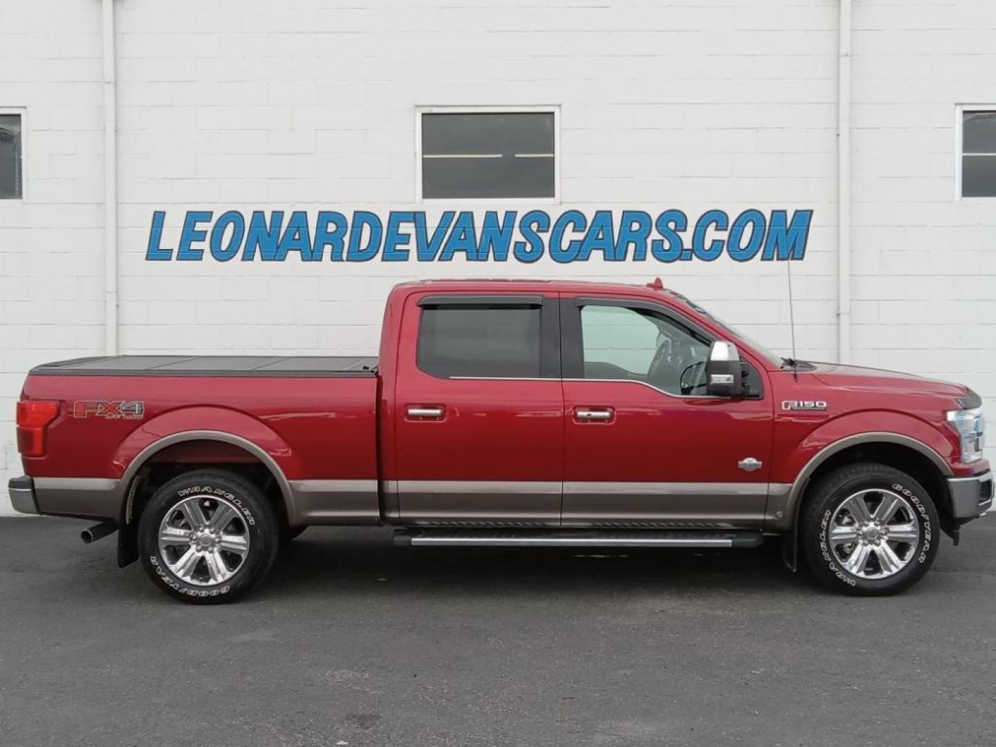 2019 RED /Mesa Ford F-150 King Ranch SuperCrew 6.5-ft. 4WD (1FTFW1E42KF) with an 3.5L V6 DOHC 24V engine, 6A transmission, located at 6064 Gull Rd, Kalamazoo, MI, 49048, (269) 222-0088, 42.328388, -85.512924 - Protect it from unwanted accidents with a cutting edge backup camera system. Bluetooth technology is built into the Ford F-150, keeping your hands on the steering wheel and your focus on the road. You'll never again be lost in a crowded city or a country region with the navigation system on this 201 - Photo#0