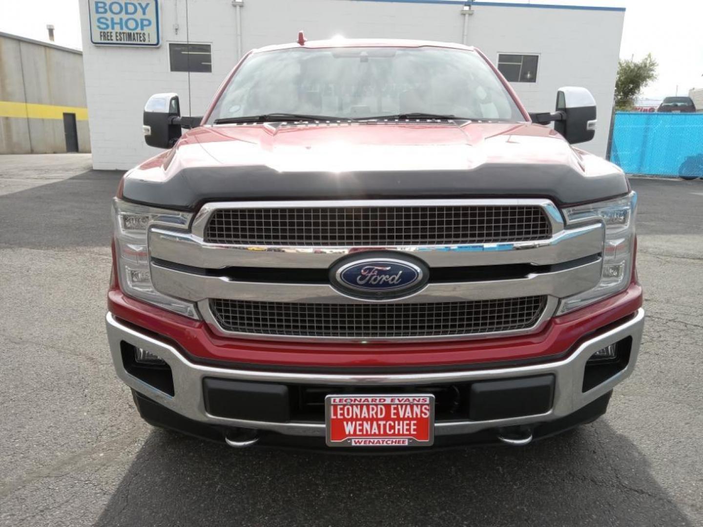 2019 RED /Mesa Ford F-150 King Ranch SuperCrew 6.5-ft. 4WD (1FTFW1E42KF) with an 3.5L V6 DOHC 24V engine, 6A transmission, located at 6064 Gull Rd, Kalamazoo, MI, 49048, (269) 222-0088, 42.328388, -85.512924 - Protect it from unwanted accidents with a cutting edge backup camera system. Bluetooth technology is built into the Ford F-150, keeping your hands on the steering wheel and your focus on the road. You'll never again be lost in a crowded city or a country region with the navigation system on this 201 - Photo#3