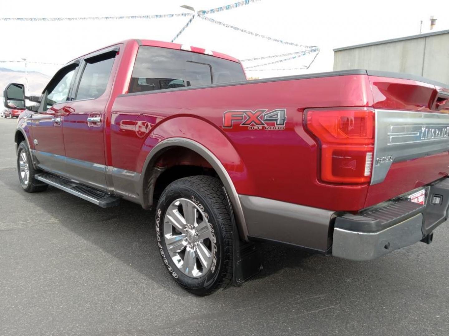 2019 RED /Mesa Ford F-150 King Ranch SuperCrew 6.5-ft. 4WD (1FTFW1E42KF) with an 3.5L V6 DOHC 24V engine, 6A transmission, located at 6064 Gull Rd, Kalamazoo, MI, 49048, (269) 222-0088, 42.328388, -85.512924 - Protect it from unwanted accidents with a cutting edge backup camera system. Bluetooth technology is built into the Ford F-150, keeping your hands on the steering wheel and your focus on the road. You'll never again be lost in a crowded city or a country region with the navigation system on this 201 - Photo#7