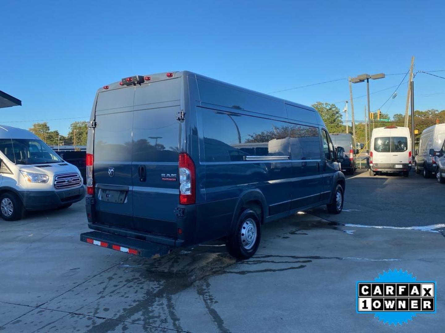 2020 Patriot Blue Pearlcoat /Black RAM Promaster 3500 High Roof Tradesman 159-in. WB Ext (3C6URVJG7LE) with an 3.6L V6 engine, 6A transmission, located at 6064 Gull Rd, Kalamazoo, MI, 49048, (269) 222-0088, 42.328388, -85.512924 - <b>Equipment</b><br>This Ram ProMaster 3500 features a hands-free Bluetooth phone system. Good News! This certified CARFAX 1-owner vehicle has only had one owner before you. Protect the vehicle from unwanted accidents with a cutting edge backup camera system. Front wheel drive on the Ram ProMaster 3 - Photo#12