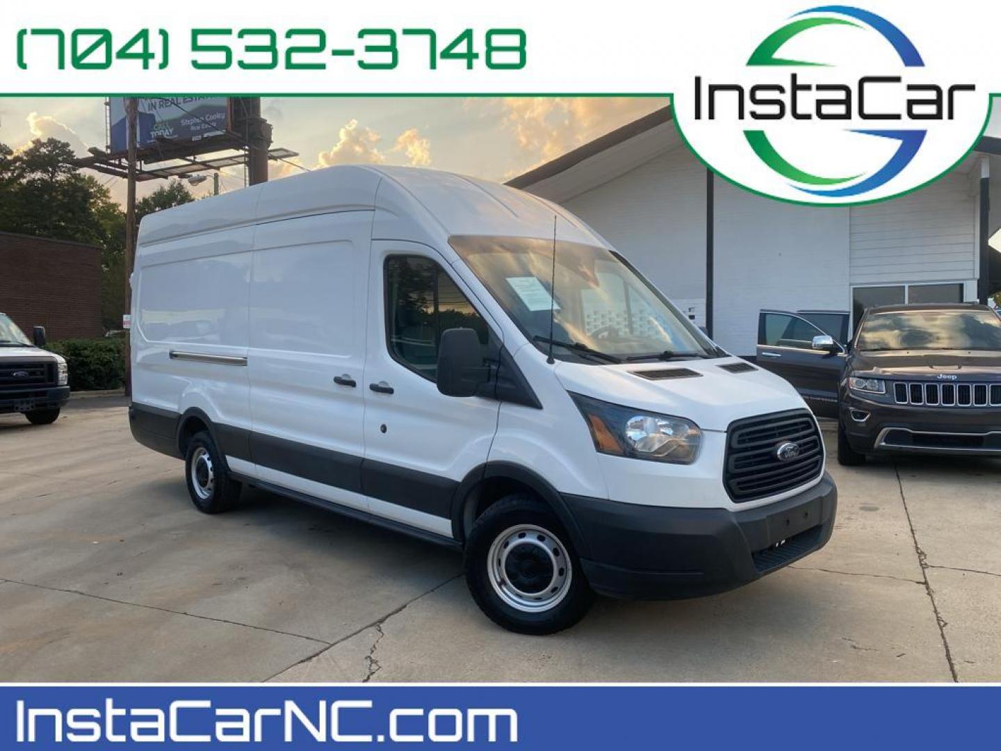 2019 Oxford White /Pewter Ford Transit 350 Van High Roof w/Sliding Pass. 148-in. WB EL (1FTBW3XV8KK) with an 3.2L L5 DIESEL engine, 6A transmission, located at 6064 Gull Rd, Kalamazoo, MI, 49048, (269) 222-0088, 42.328388, -85.512924 - <b>Equipment</b><br>Good News! This certified CARFAX 1-owner vehicle has only had one owner before you. This 2019 Ford Transit Van T-350 EL High Roof Slide features a hands-free Bluetooth phone system. The rear parking assist technology on it will put you at ease when reversing. The system alerts y - Photo#0