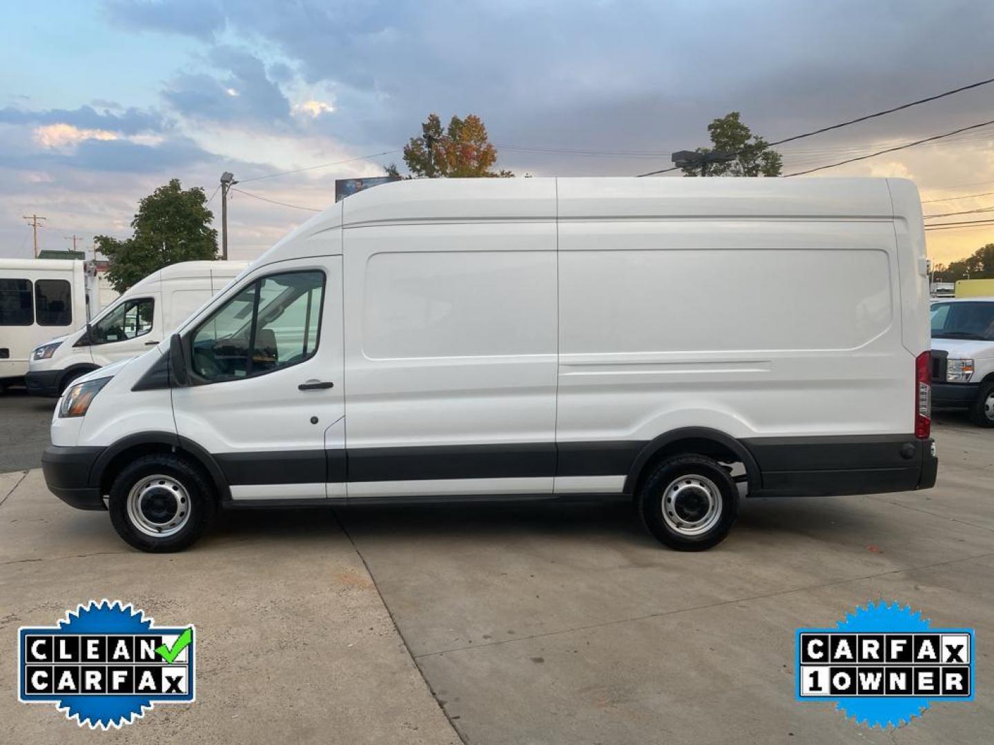 2019 Oxford White /Pewter Ford Transit 350 Van High Roof w/Sliding Pass. 148-in. WB EL (1FTBW3XV8KK) with an 3.2L L5 DIESEL engine, 6A transmission, located at 6064 Gull Rd, Kalamazoo, MI, 49048, (269) 222-0088, 42.328388, -85.512924 - <b>Equipment</b><br>Good News! This certified CARFAX 1-owner vehicle has only had one owner before you. This 2019 Ford Transit Van T-350 EL High Roof Slide features a hands-free Bluetooth phone system. The rear parking assist technology on it will put you at ease when reversing. The system alerts y - Photo#9