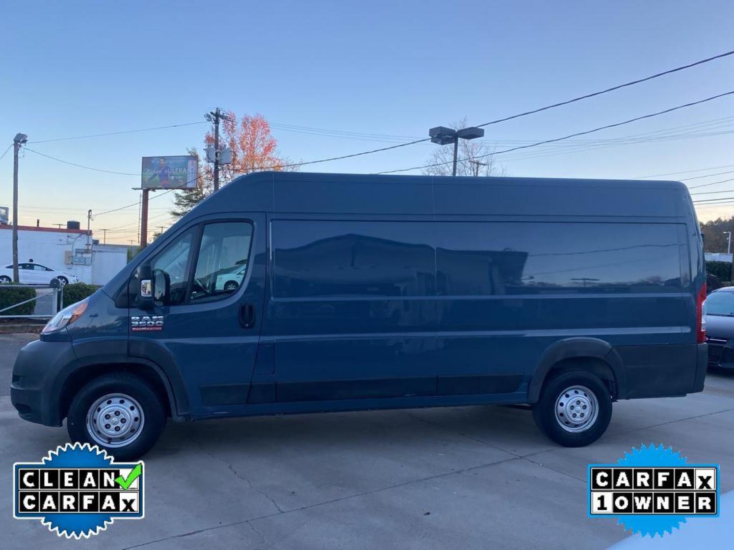 2019 Patriot Blue Pearlcoat /Black RAM Promaster 3500 High Roof Tradesman 159-in. WB Ext (3C6URVJGXKE) with an 3.6L V6 engine, 6A transmission, located at 6064 Gull Rd, Kalamazoo, MI, 49048, (269) 222-0088, 42.328388, -85.512924 - <b>Equipment</b><br>Bluetooth technology is built into the vehicle, keeping your hands on the steering wheel and your focus on the road. This 1 ton van has a clean CARFAX vehicle history report. Protect this Ram ProMaster 3500 from unwanted accidents with a cutting edge backup camera system. Good Ne - Photo#8