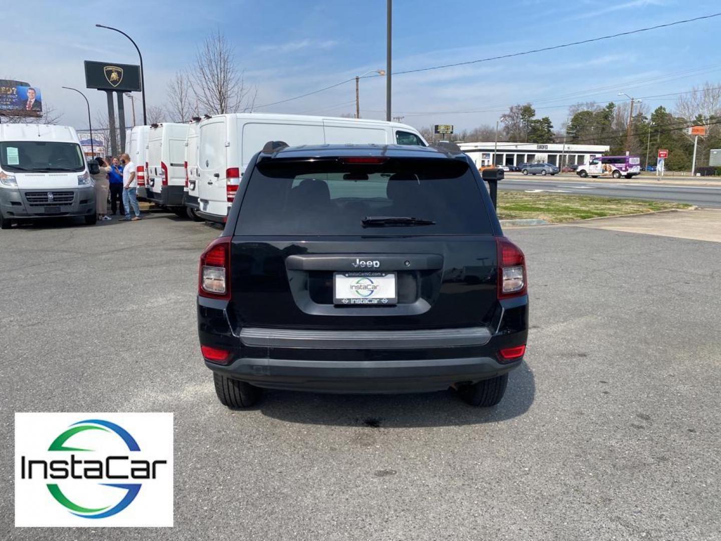 2014 Black Clearcoat /Dark Slate Gray Jeep Compass Sport FWD (1C4NJCBA9ED) with an 2.0L L4 DOHC 16V engine, 5-speed manual transmission, located at 6064 Gull Rd, Kalamazoo, MI, 49048, (269) 222-0088, 42.328388, -85.512924 - Introducing the impeccable 2014 Jeep Compass Sport, now available at our esteemed dealership. This used gem has been meticulously maintained and is ready to embark on its next adventure with you. With a remarkable mileage of 179,461 miles, this SUV has proven its reliability and longevity, making it - Photo#12