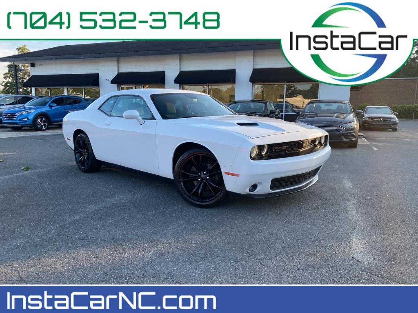 2016 WHITE Dodge Challenger SXT (2C3CDZAG5GH) with an 3.6L V6 DOHC 24V engine, 5A transmission, located at 6064 Gull Rd, Kalamazoo, MI, 49048, (269) 222-0088, 42.328388, -85.512924 - <b>Equipment</b><br>Protect this 2016 Dodge Challenger from unwanted accidents with a cutting edge backup camera system. This unit features a hands-free Bluetooth phone system. The satellite radio system in this mid-size car gives you access to hundreds of nation-wide radio stations with a clear di - Photo#0