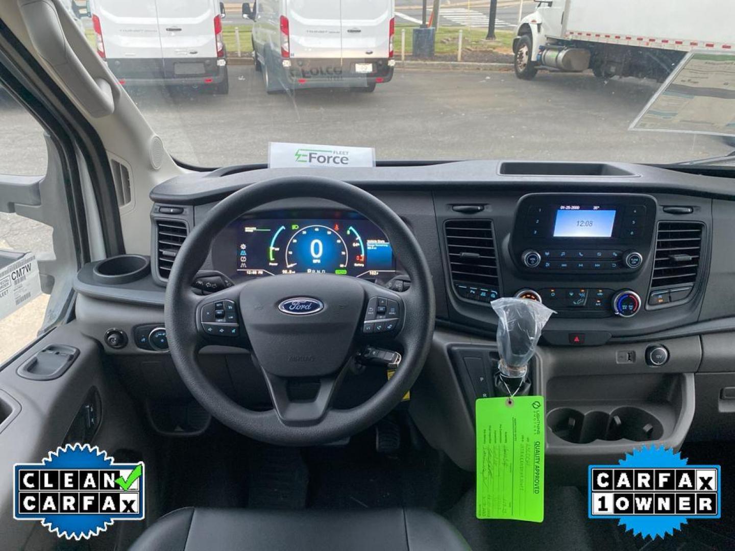 2022 Oxford White /Dark Palazzo Gray Ford Transit T-350 HD DRW (1FTRU8XG8NK) with an 3.5L V6 DOHC 24V engine, 10-speed automatic transmission, located at 6064 Gull Rd, Kalamazoo, MI, 49048, (269) 222-0088, 42.328388, -85.512924 - <b>Equipment</b><br>This model features a hands-free Bluetooth phone system. The rear parking assist technology on this 1 ton van will put you at ease when reversing. The system alerts you as you get closer to an obstruction. This vehicle is a certified CARFAX 1-owner. This vehicle has a clean CARF - Photo#26