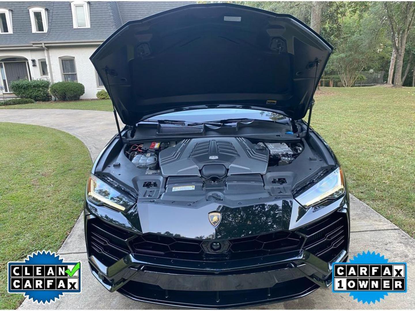 2021 Nero Noctis /Nero Ade Lamborghini Urus Base (ZPBUA1ZLXML) with an 4.0L V8 DOHC 32V engine, 8A transmission, located at 6064 Gull Rd, Kalamazoo, MI, 49048, (269) 222-0088, 42.328388, -85.512924 - <b>Equipment</b><br>This vehicle has auto-adjust speed for safe following. The satellite radio system in it gives you access to hundreds of nation-wide radio stations with a clear digital signal. The installed navigation system will keep you on the right path. An off-road package is equipped on the - Photo#12