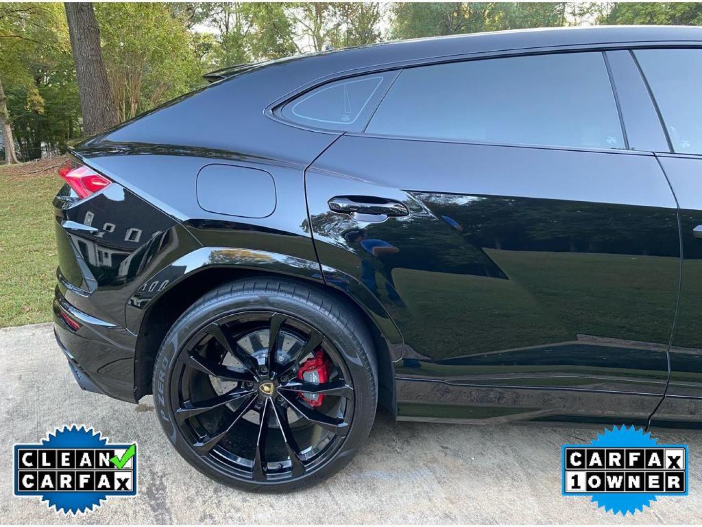 2021 Nero Noctis /Nero Ade Lamborghini Urus Base (ZPBUA1ZLXML) with an 4.0L V8 DOHC 32V engine, 8A transmission, located at 6064 Gull Rd, Kalamazoo, MI, 49048, (269) 222-0088, 42.328388, -85.512924 - <b>Equipment</b><br>This vehicle has auto-adjust speed for safe following. The satellite radio system in it gives you access to hundreds of nation-wide radio stations with a clear digital signal. The installed navigation system will keep you on the right path. An off-road package is equipped on the - Photo#17