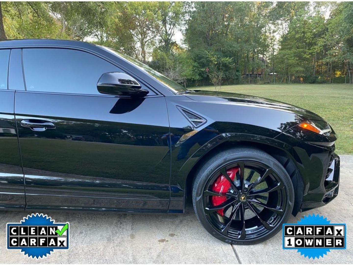 2021 Nero Noctis /Nero Ade Lamborghini Urus Base (ZPBUA1ZLXML) with an 4.0L V8 DOHC 32V engine, 8A transmission, located at 6064 Gull Rd, Kalamazoo, MI, 49048, (269) 222-0088, 42.328388, -85.512924 - <b>Equipment</b><br>This vehicle has auto-adjust speed for safe following. The satellite radio system in it gives you access to hundreds of nation-wide radio stations with a clear digital signal. The installed navigation system will keep you on the right path. An off-road package is equipped on the - Photo#18