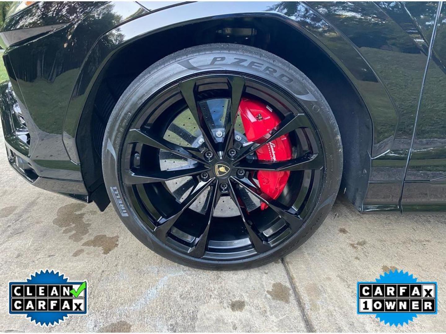 2021 Nero Noctis /Nero Ade Lamborghini Urus Base (ZPBUA1ZLXML) with an 4.0L V8 DOHC 32V engine, 8A transmission, located at 6064 Gull Rd, Kalamazoo, MI, 49048, (269) 222-0088, 42.328388, -85.512924 - <b>Equipment</b><br>This vehicle has auto-adjust speed for safe following. The satellite radio system in it gives you access to hundreds of nation-wide radio stations with a clear digital signal. The installed navigation system will keep you on the right path. An off-road package is equipped on the - Photo#21