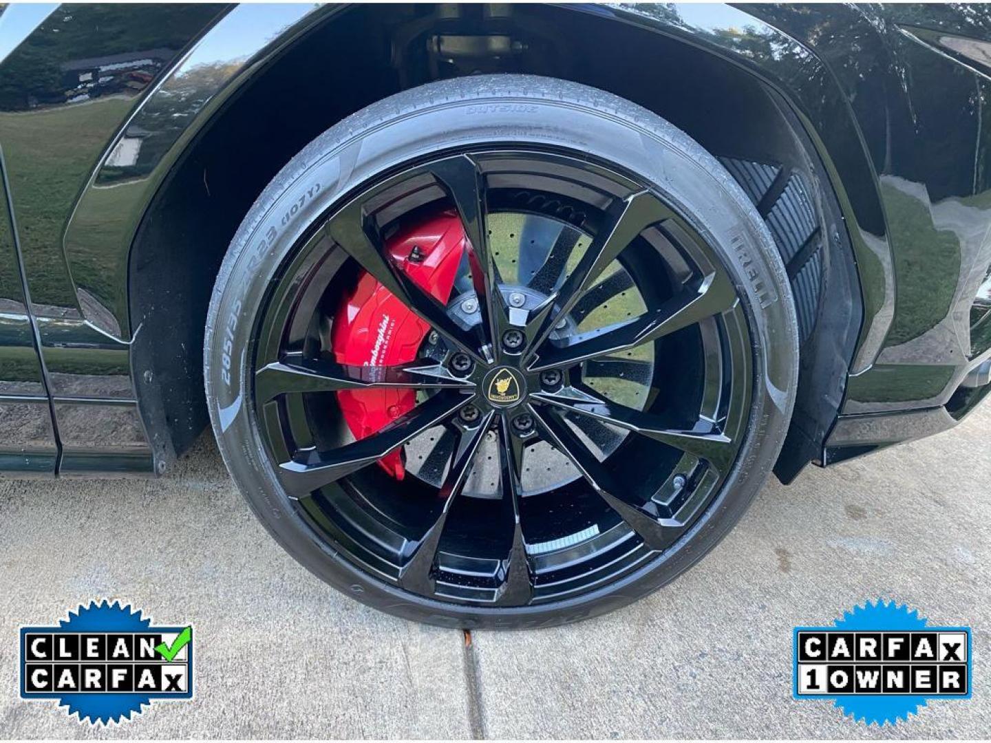 2021 Nero Noctis /Nero Ade Lamborghini Urus Base (ZPBUA1ZLXML) with an 4.0L V8 DOHC 32V engine, 8A transmission, located at 6064 Gull Rd, Kalamazoo, MI, 49048, (269) 222-0088, 42.328388, -85.512924 - <b>Equipment</b><br>This vehicle has auto-adjust speed for safe following. The satellite radio system in it gives you access to hundreds of nation-wide radio stations with a clear digital signal. The installed navigation system will keep you on the right path. An off-road package is equipped on the - Photo#24