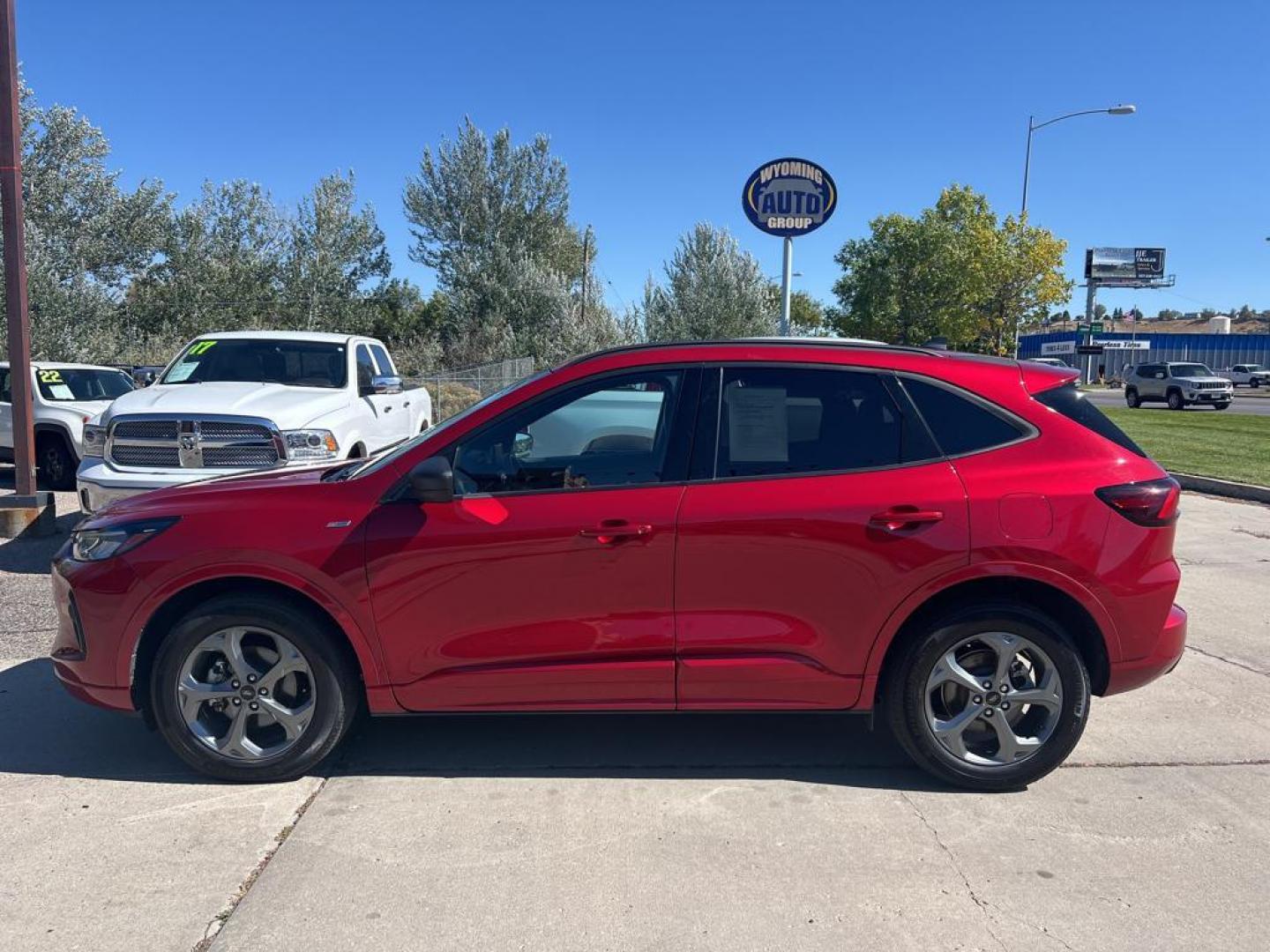 2023 maroon Ford Escape ST-Line AWD (1FMCU9MN3PU) with an 1.5L L3 engine, 8A transmission, located at 6064 Gull Rd, Kalamazoo, MI, 49048, (269) 222-0088, 42.328388, -85.512924 - Discover the exceptional value and performance of the 2023 Ford Escape ST Line, now available at our dealership. This sleek and stylish SUV, with only 33,682 miles, offers a perfect blend of comfort, technology, and capability for both city and off-road adventures. Its powerful yet efficient 3-cylin - Photo#0