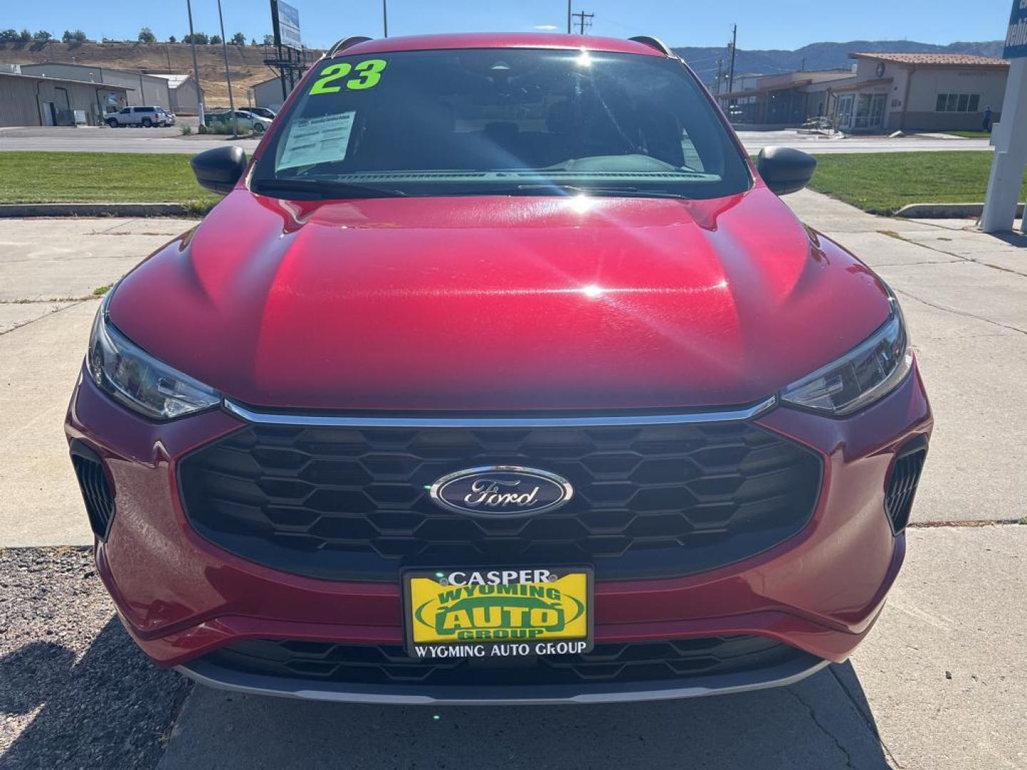 2023 maroon Ford Escape ST-Line AWD (1FMCU9MN3PU) with an 1.5L L3 engine, 8A transmission, located at 6064 Gull Rd, Kalamazoo, MI, 49048, (269) 222-0088, 42.328388, -85.512924 - Discover the exceptional value and performance of the 2023 Ford Escape ST Line, now available at our dealership. This sleek and stylish SUV, with only 33,682 miles, offers a perfect blend of comfort, technology, and capability for both city and off-road adventures. Its powerful yet efficient 3-cylin - Photo#2